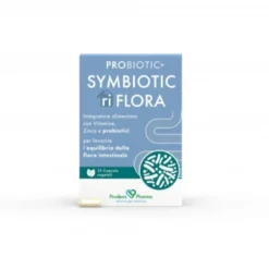 Prodeco Pharma Probiotic+ Symbiotic riFlora - Integratore per la flora intestinale, 15 capsule