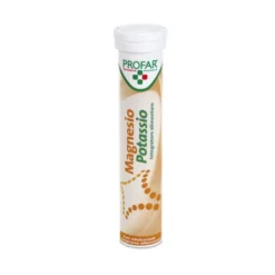 Profar Magnesio e Potassio al gusto agrumi - Integratore alimentare per la stanchezza, 20 compresse