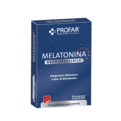 Profar Melatonina Orodispersibile Integratore Alimentare, 60 compresse