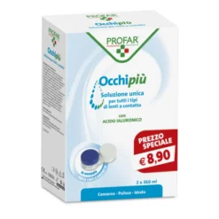 Profar Occhipiù - Soluzione Unica per Lenti a Contatto, 2 x 360ml