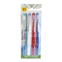 Profar Spazzolino Antiplacca Anatomico Sterilizzato, 4 Spazzolini