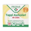Profar Tappi Auricolari in Cera Morbidi e Adatti all'Orecchio, 20 Pezzi