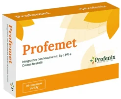 Profenix Profemet niacina 30cpr - Integratore alimentare per il colesterolo, 27 g