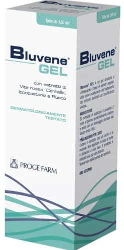 Proge Farm Bluvene - Proge Farm gel idratante per l'insufficienza venosa, 150 ml