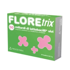 Proge Farm Floretrix Integratore Alimentare Probiotico con Vitamine, 10 Bustine