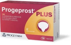 Proge Farm Progeprost Plus estratti vegetali - Integratore per la prostata, 30 capsule