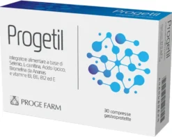 Proge Farm Progetil 30 compresse - Integratore antiossidante e ricostituente, 30 compresse