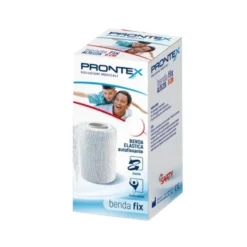 Prontex Benda Fix - Benda elastica autofissante per compressione graduata, 1 rotolo da 6 cm x 4 m