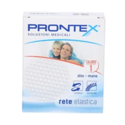 Prontex Rete Elastica Bianca per Fissaggio Medicazione Calibro 1 Mano/Dito, 1 Pezzo