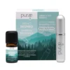 Purae Pieno Respiro - Kit con oli essenziali e stick olfattivo per il naso chiuso, 10 ml