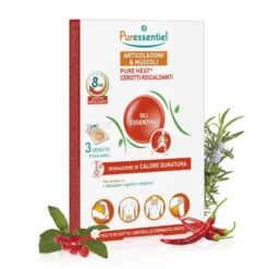 Puressentiel Articolazioni e Muscoli Pure Heat Cerotti Riscaldanti, 3 cerotti