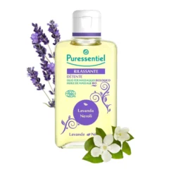 Puressentiel Olio da massaggio rilassante - Olio per il corpo per le tensioni e il sonno, 100 ml
