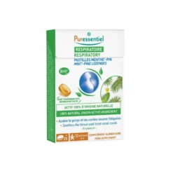 Puressentiel Respirazione - Pastiglie Gola Voce Menta Pino, 44g