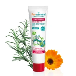 Puressentiel SOS Insetti - Crema multi-lenitiva per le punture di insetti nei bambini, 30 ml