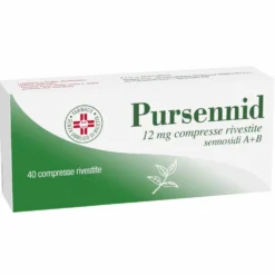 Pursennid Lassativo Stimolante Intestino Stitichezza Occasionale, 40 compresse