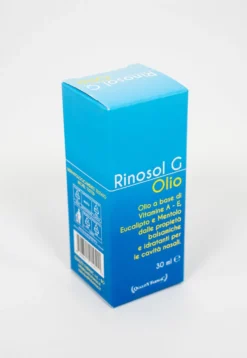 Quality Farmac Rinosol G - Olio nasale decongestionante per il raffreddore, 30ml