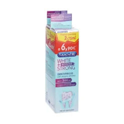 Rapid White White + Strong Booster - Dentifricio sbiancante e rinforzante, 2 tubi da 75 ml