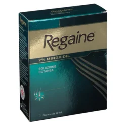 Regaine 2% Soluzione Cutanea per Alopecia Androgenetica Caduta Capelli, 60ml