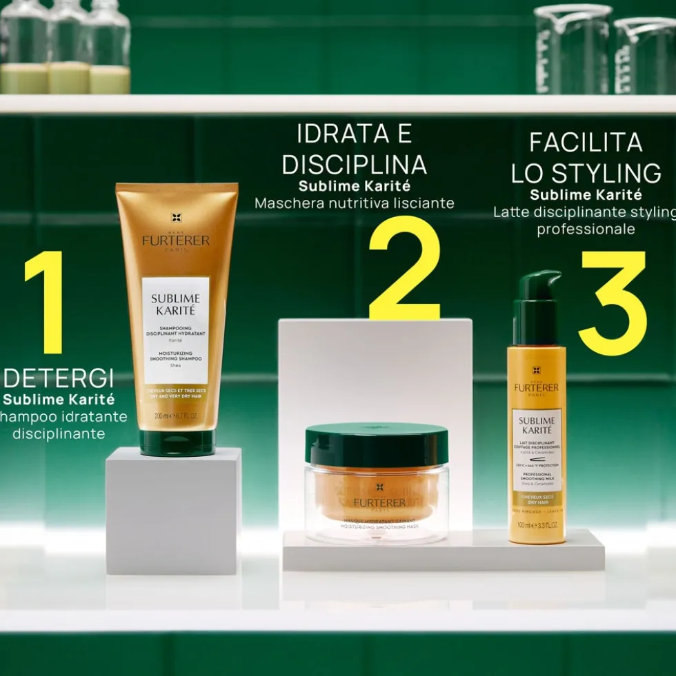 René Furterer Sublime Karité - Maschera Nutritiva Lisciante, 200ml