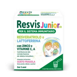 Resvis Junior XR Integratore Sistema Immunitario, 12 bustine