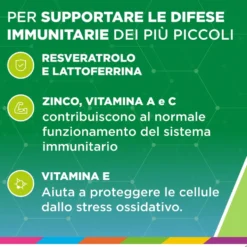 Resvis Junior XR Integratore Sistema Immunitario, 12 bustine