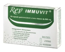 Rev Pharmabio Rev Immuvit - Integratore per le difese immunitarie, 20 capsule