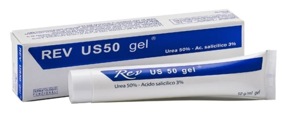 Rev Pharmabio US50 Gel cheratolitico per le callosità e le unghie, 50 ml