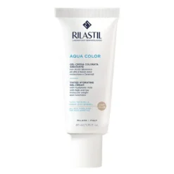 Rilastil Aqua Color - Gel Crema Colorata Idratante Colore Light, 40ml
