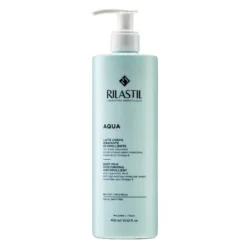 Rilastil Aqua - Latte Corpo Idratante ed Emolliente, 400ml
