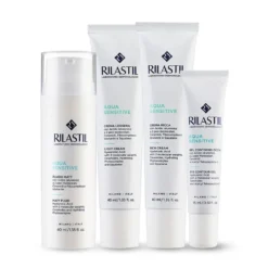 Rilastil Aqua Sensitive - Fluido Matt per Pelle Sensibile Mista e Impura, 40ml