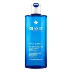 Rilastil Daily Care - Soluzione micellare detergente e struccante per il viso e gli occhi, 500 ml