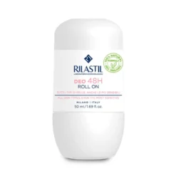 Rilastil Deo Roll On 48H - Deodorante antitraspirante ed emolliente per la pelle sensibile, 50 ml