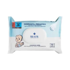 Rilastil Dermastil Pediatric - Salviette detergenti per il cambio pannolino, 72 salviette