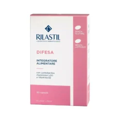 Rilastil Difesa - Integratore alimentare per l'equilibrio intestinale e la pelle, 30 capsule