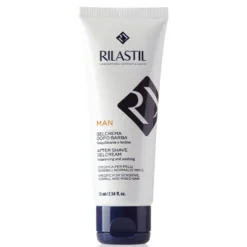 Rilastil Man - Gel crema dopobarba idratante e lenitivo per la pelle sensibile, 75 ml