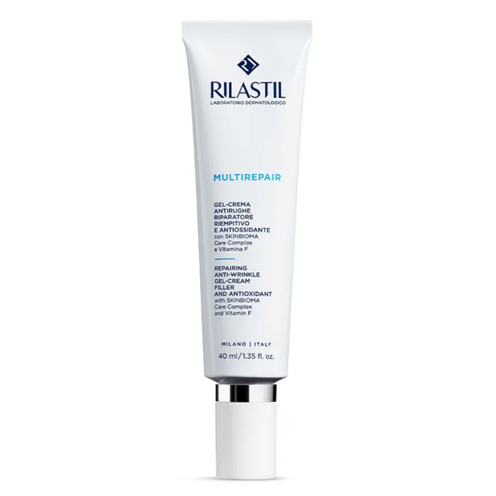 Rilastil Multirepair - Gel Crema Antirughe Riparatore Pelli Normali e Miste,40ml