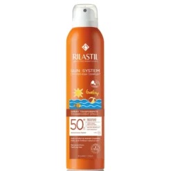 Rilastil Sun System Baby - Transparent Spray SPF50+ Solare Corpo Bambini, 200ml