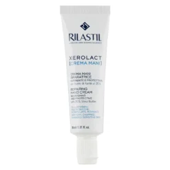 Rilastil Xerolact - Crema mani nutriente e protettiva per la pelle molto secca e screpolata, 30 ml