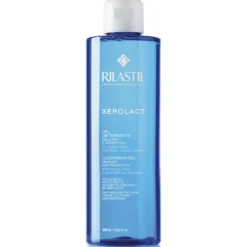 Rilastil Xerolact - Gel detergente schiumogeno per la pelle secca e irritata, 400 ml