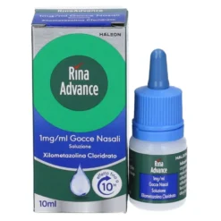 RinaAdvance 1 mg/ml - Gocce nasali ad azione decongestionante per la mucosa nasale, 10 ml