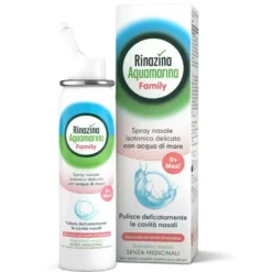 Rinazina Aquamarina Family Spray Nasale Isotonico Lavaggio Nasale, 100ml