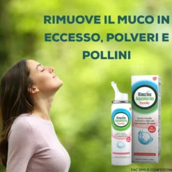 Rinazina Aquamarina Family Spray Nasale Isotonico Lavaggio Nasale, 100ml