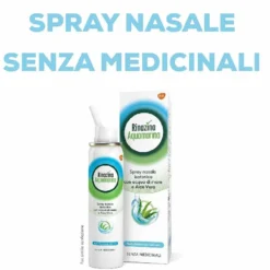 Rinazina Aquamarina Spray Nasale Isotonico Delicato Lavaggio Nasale, 100ml
