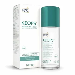 RoC KEOPS - Deodorante Roll On 48H Senza Alcol Senza Profumo Pelle Normale,30ml