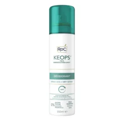 RoC Keops - Deodorante spray secco per la protezione antiodore 48 ore senza alcol, 150 ml
