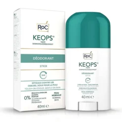 RoC KEOPS - Deodorante Stick Senza Alcool Senza Profumo Efficacia 24H, 40ml