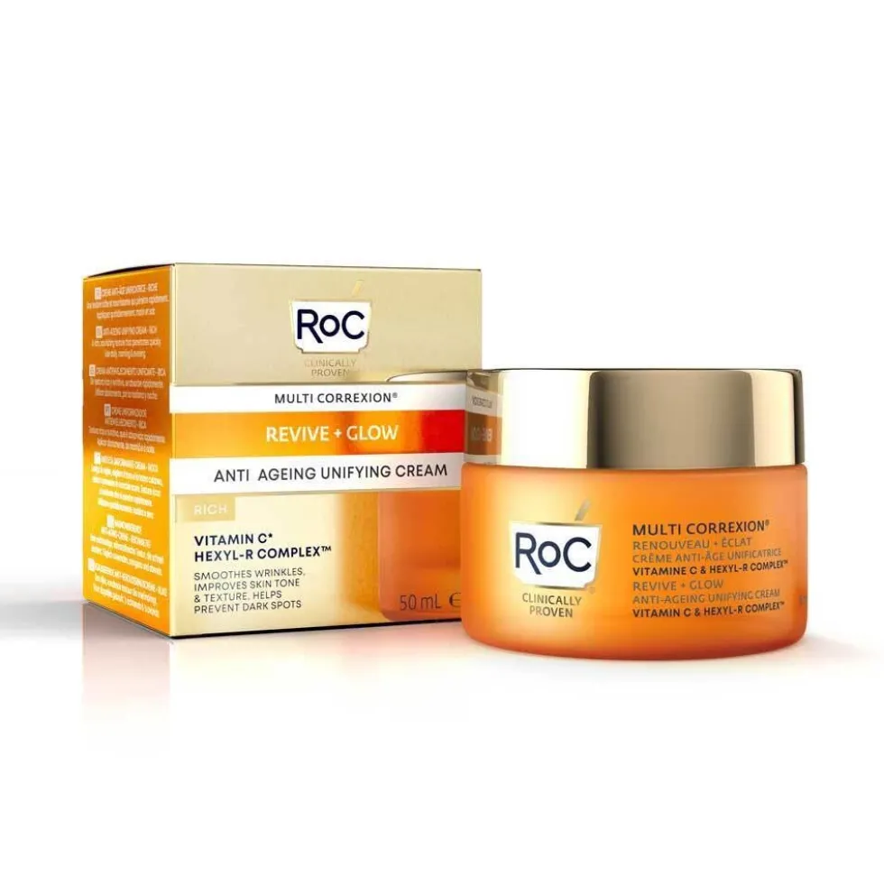 Roc Multi Correxion - Revive + Glow Crema Viso Uniformante, 50ml