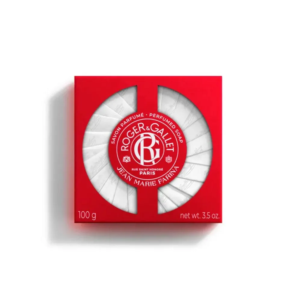 Roger&Gallet Jean Marie Farina - Saponetta Profumata Eau de Cologne, 100g