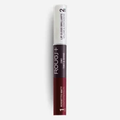 Rougj 2 in 1 Thin&Shine Rossetto liquido lunga tenuta e lip gloss volumizzante e idratante colore 05 Burgundy