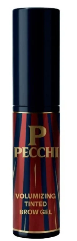 Rougj P Pecchi mascara 02 cioccolato - Gel volumizzante colorato per le sopracciglia, 1 pezzo